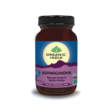 Ashwagandha 90 Capsules Bottle By Organic India | Herbalista 