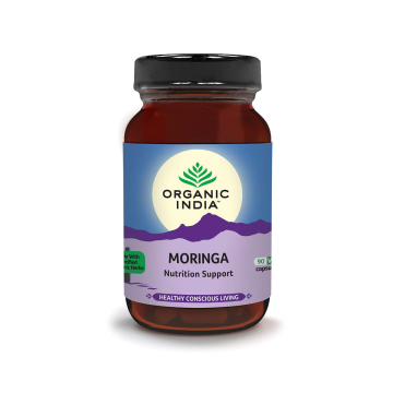 Moringa 90 Capsules Bottle By Organic India | Herbalista