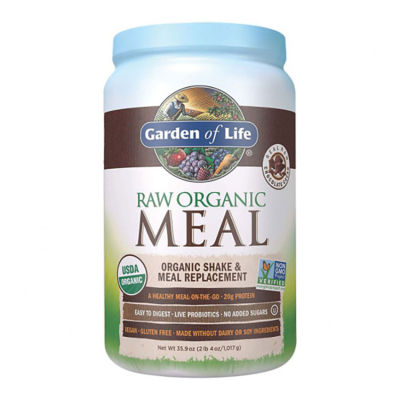 Garden of Life, Raw Organic Meal Protein Shake, Chocolate, 1017g