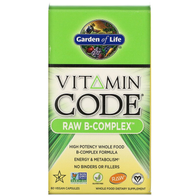 Garden of Life, Vitamin Code RAW B-Complex, 60 vcaps | Herbalista
