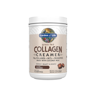 Garden of Life, Grass Fed Collagen Creamer Powder, Chocolate (342 g)