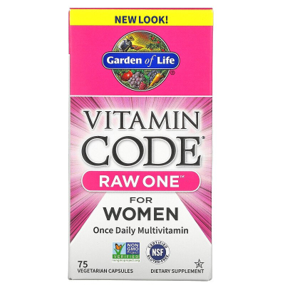 Vitamin Code | RAW One | Once Daily Multivitamin for Women 
