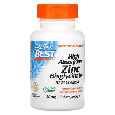 High Absorption Zinc Bisglycinate by | Herbalista | 100% Chelated