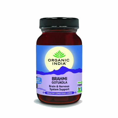 Organic India, Brahmi – GotuKola 90 Capsules Bottle