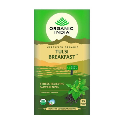 Organic India, Tulsi Breakfast Tea, 25 Infusion Bags