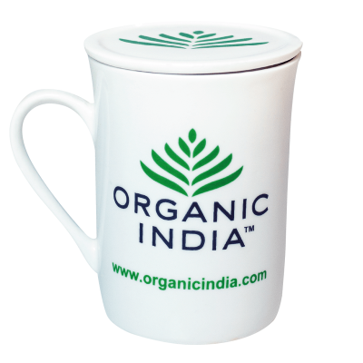 Organic India Ceramic Tea Mug / Κεραμική Κούπα για Τσάι