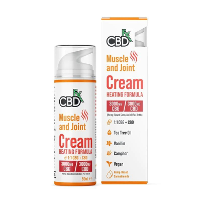 CBDfx, Muscle & Joint Cream, 50ml, 1000mg | Herbalista