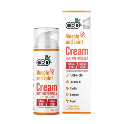 CBDfx, Muscle & Joint Cream, 50ml, 1000mg | Herbalista
