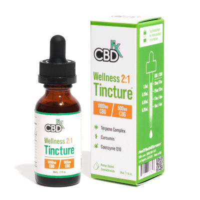 CBDfx, 100% Organic Ultimate Wellness CBD Tincture Oil | Herbalista