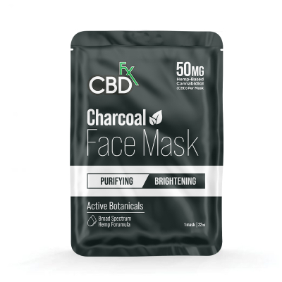 CBDfx, Hemp Face Mask - Charcoal, 50mg | Herbalista