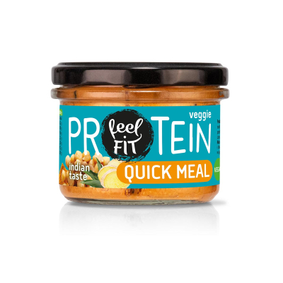 Feel FIT Protein Quick meal  with Chickpeas Indian Taste, 185g