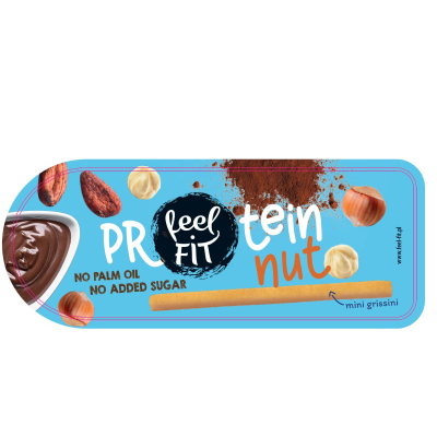 Feel FIT Protein NUT & GO, Protein Snack with Mini Grissini, No Added Sugar, 25g
