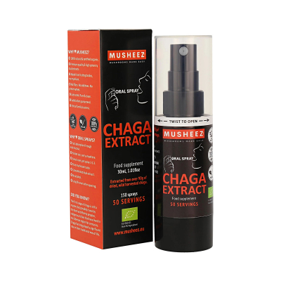 Musheez, BIO, Chaga Oral Spray Dual Extract, 30ml
