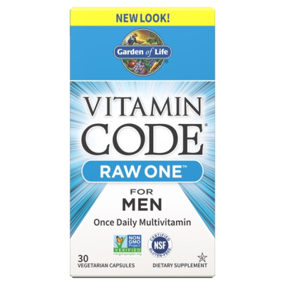 Garden of Life, Vitamin Code, RAW One, Once Daily Multivitamin For Men, 75 Vegetarian Capsules / Ακατέργαστη Πολυβιταμίνη για Άνδρες, 75 Χορτοφαγικές κάψουλες