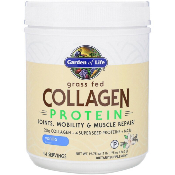 Grass Fed Collagen Protein by Garden of Life | Vanilla | 560 g