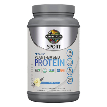 Garden of Life, Sport, Organic Plant-Based Protein, Refuel, Vanilla Flavor, 806 g