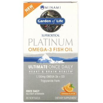 Minami Platinum | Omega-3 Fish Oil by Garden of Life | Orange Flavor