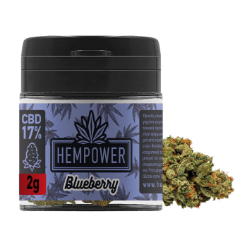 Hempower, 17% CBD, Blueberry, 2g | CBD | Herbalista