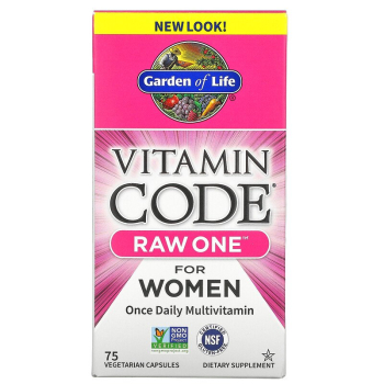Vitamin Code | RAW One | Once Daily Multivitamin for Women 