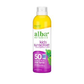 Alba Botanica Kids Sunscreen Clear Spray, SPF 50