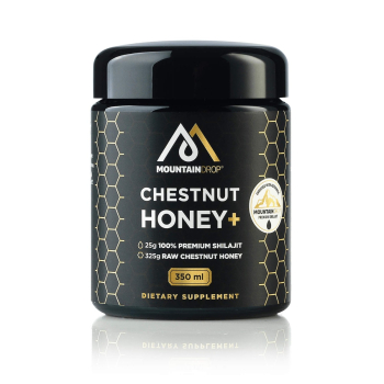 MountainDrop, Shilajit 25g Blend with Raw Chestnut Honey, 325g