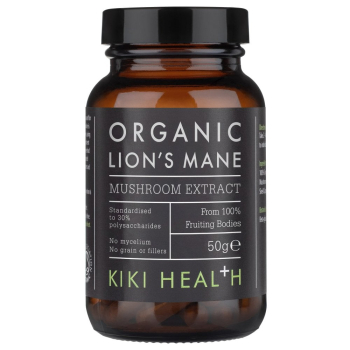 Kiki Health, Organic Lion's Mane Mushroom Extract Powder, 50g