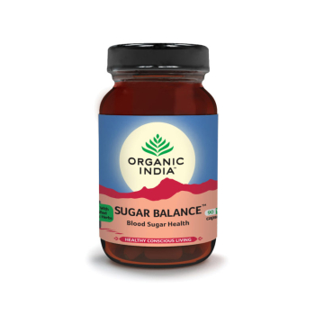 Sugar Balance 90 Capsules Bottle By Organic India | Herbalista