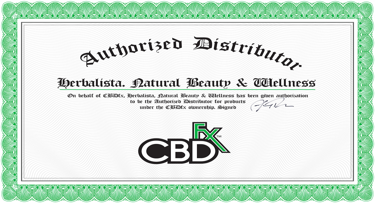 Herbalista Appointed Authorized Distributor of CBDfx Products for Greece & Cyprus
